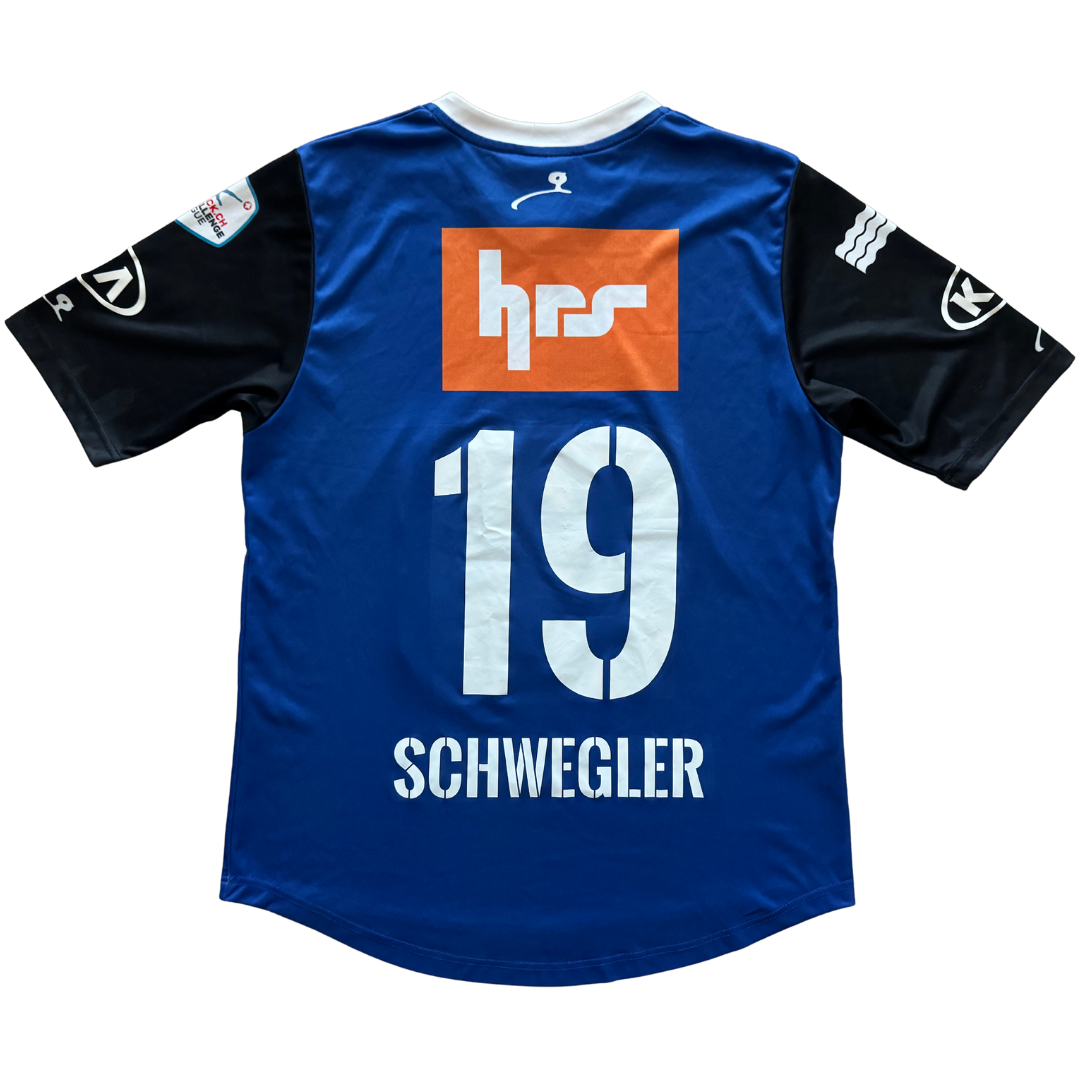 2020-2021 FC Aarau - Schwegler Auswärtstrikot #19 (M)